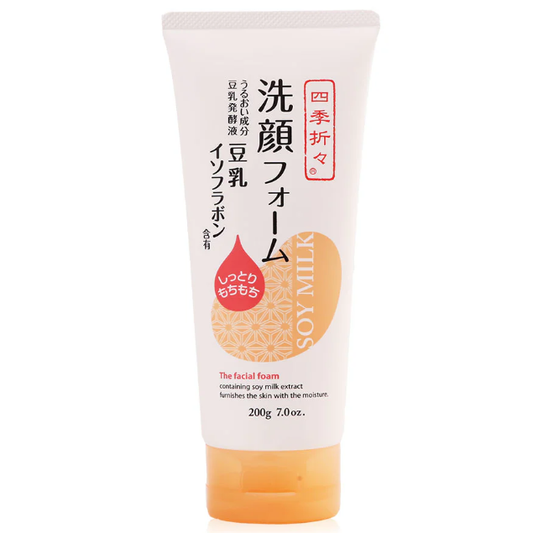 Kumano Shikioriori Soy Milk Facial Cleanser 200g - Hydrating Japanese Skincare