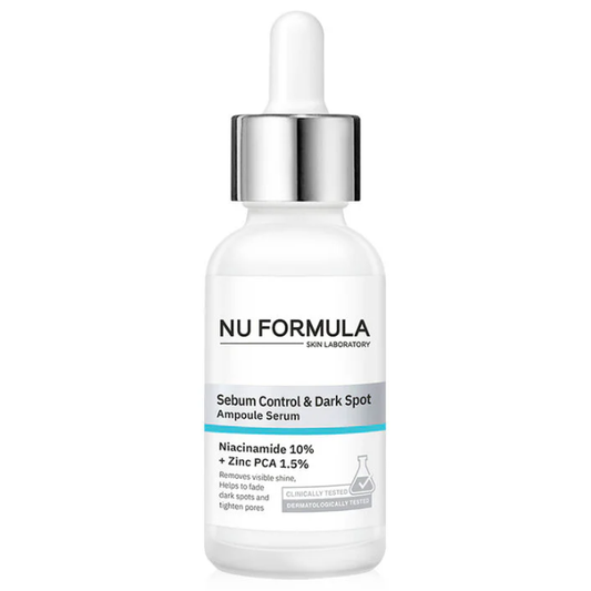 Nu Formula Sebum Control & Dark Spot Serum 30ml - Clearer, Balanced Skin