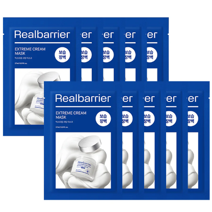 Real Barrier Extreme Cream Mask 27ml – Pack of 10 for Healthy, Hydrated Skin