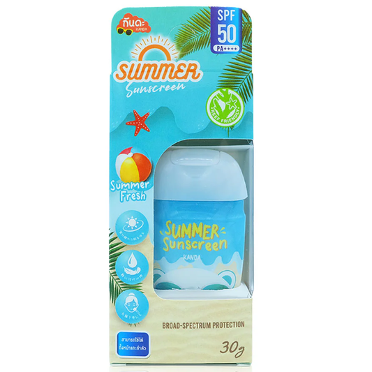 Kanda Summer Sunscreen SPF50+ PA++++ 30g – Lightweight & Broad Spectrum Protection