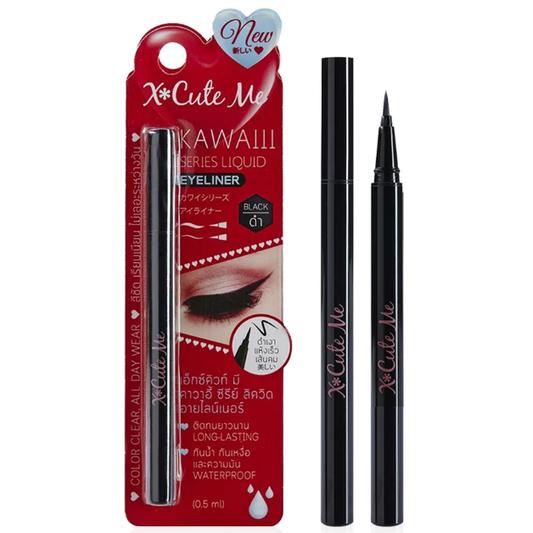 Xcuteme Kawaiii Series Liquid Eyeliner - Black, 0.5ml