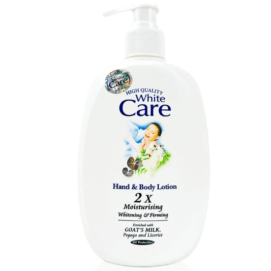White Care Hand and Body Lotion - 450ml for Smooth, Nourished Skin