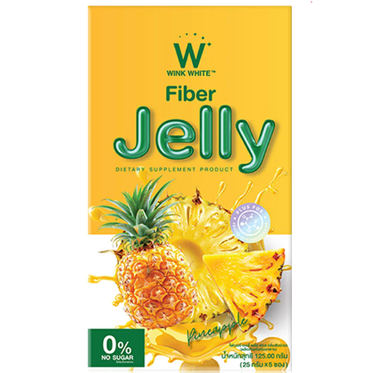 WinkWhite Pineapple Fiber Jelly - 25g (5 Sachets) for Digestive Health