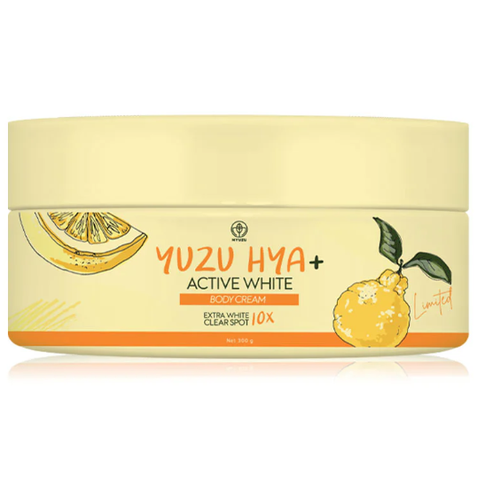 Myuzu Yuzu Hya Active White Body Cream - 300g for Radiant, Smooth Skin