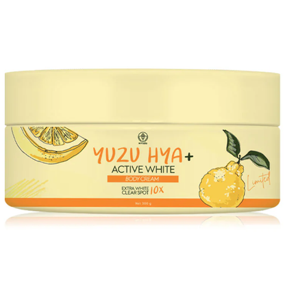 Myuzu Yuzu Hya Active White Body Cream - 300g for Radiant, Smooth Skin