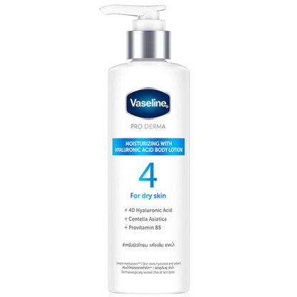Vaseline - Pro Derma Moisturising with Hyaluronic Acid Body Lotion No.4 250ml.