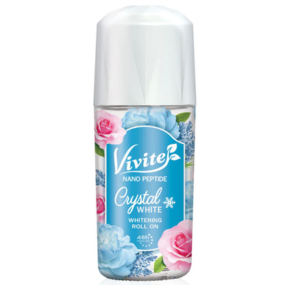Vivite Crystal White Deodorant Roll-On 45ml – Pack of 2