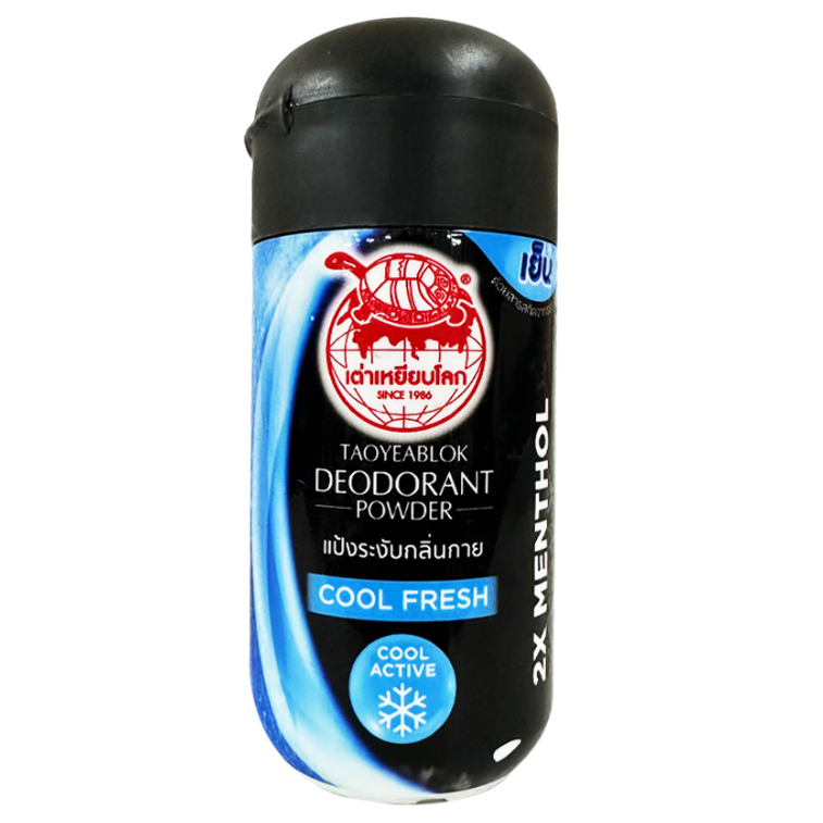 Taoyeblok Cool Fresh Deodorant Powder 22g - Pack of 3 for All-Day Freshness