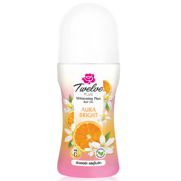 Twelve Plus Aura Bright Vitamin C Underarm Roll-On - 40ml (Pack of 2)