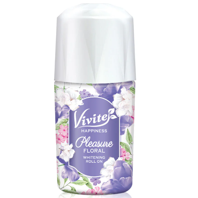 Vivite Happiness Floral Whitening Roll-On 20ml – Pack of 2