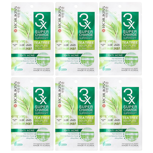 Rojukiss Supercharge Supersoft Anti-Acne Mask 25ml (Pack of 6)