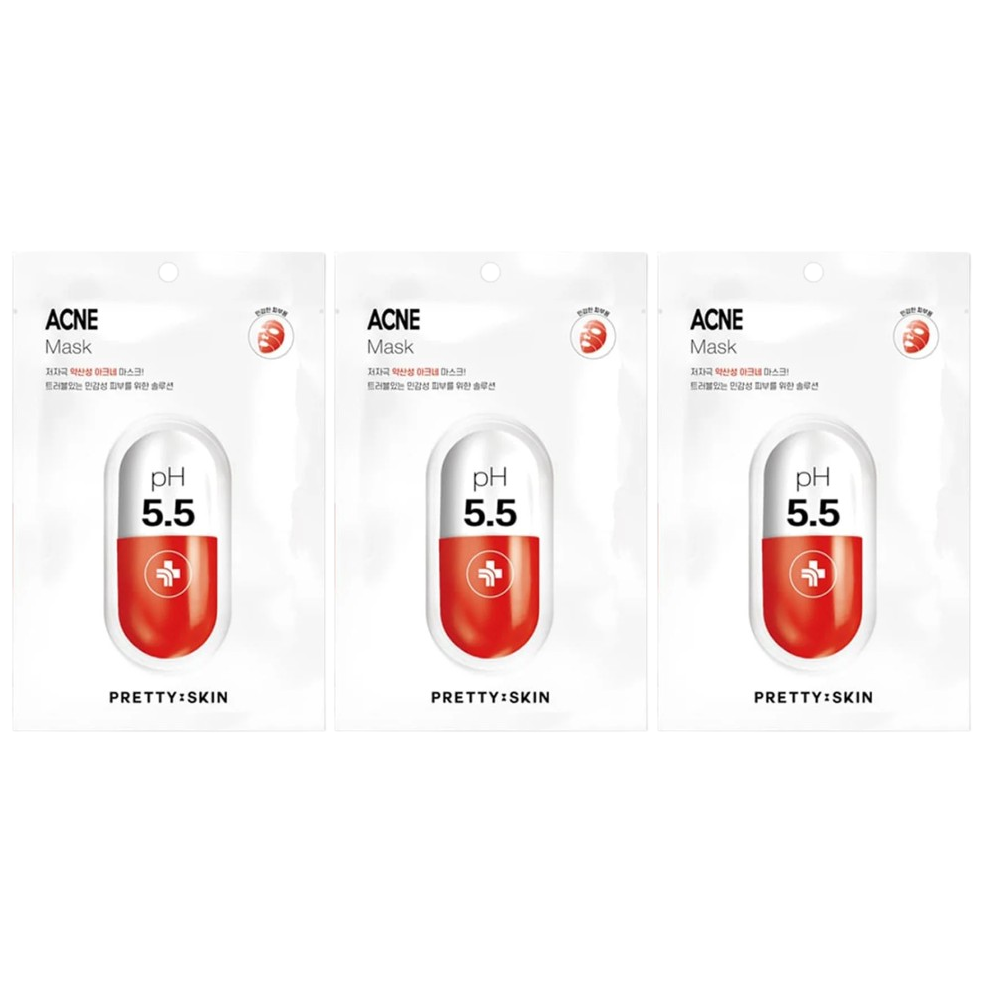 Pretty Skin Acne Capsule Mask - 25g (Pack of 3)