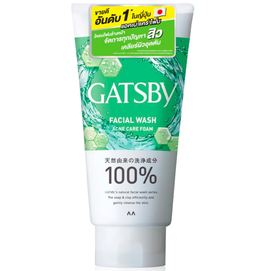Gatsby Acne Care Facial Wash Foam 130g – Clear & Refreshing Skin