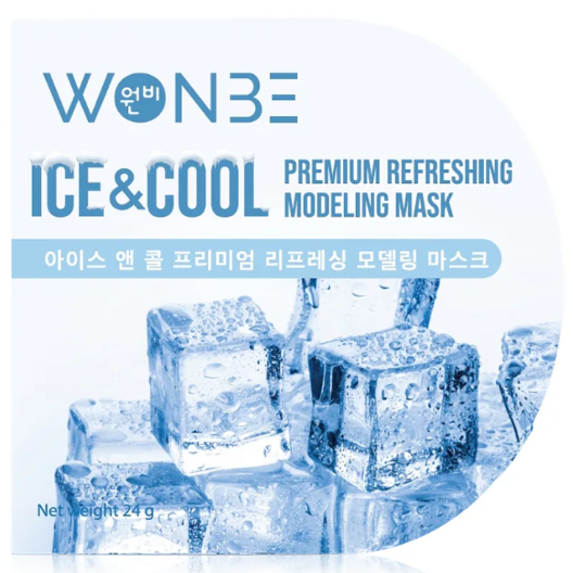 WONBE Ice & Cool Premium Refreshing Modeling Mask 24g (Pack of 3)