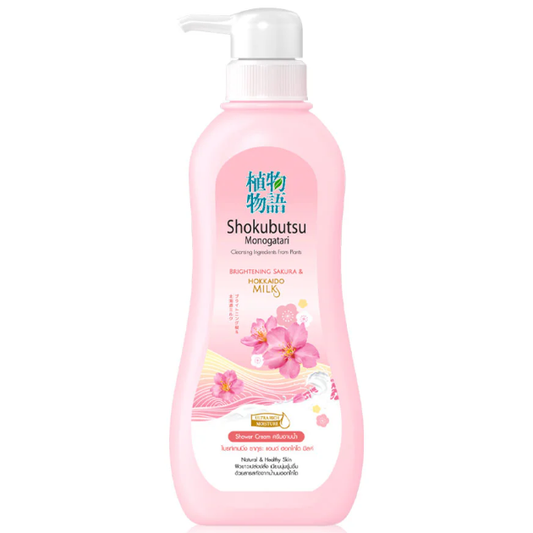 Shokubutsu Monogatari Brightening Sakura & Hokkaido Milk Bath 500ml