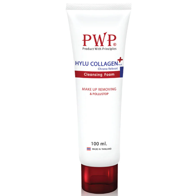 Hylu Collagen Plus Chrono Reboot Facial Foam 100ml - Rejuvenate & Cleanse Your Skin
