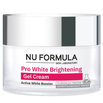 Nu Formula Pro White Brightening Gel Cream 50g - Illuminate & Even Skin Tone