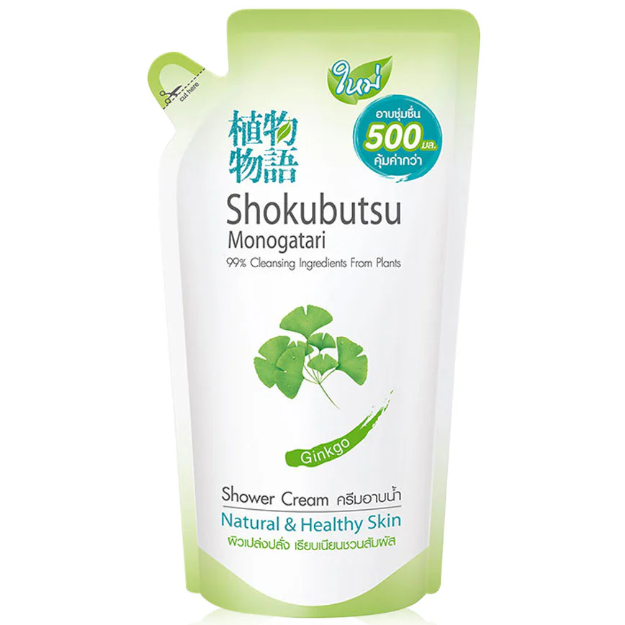 Shokubutsu Monogatari Liquid Soap with Ginkgo Refill 500ml