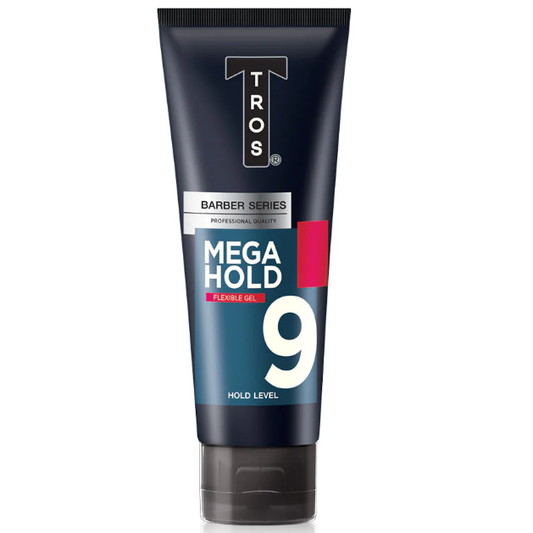 TROS Barber Series Mega Hold Flexible Gel - 115g for Strong, Natural Style