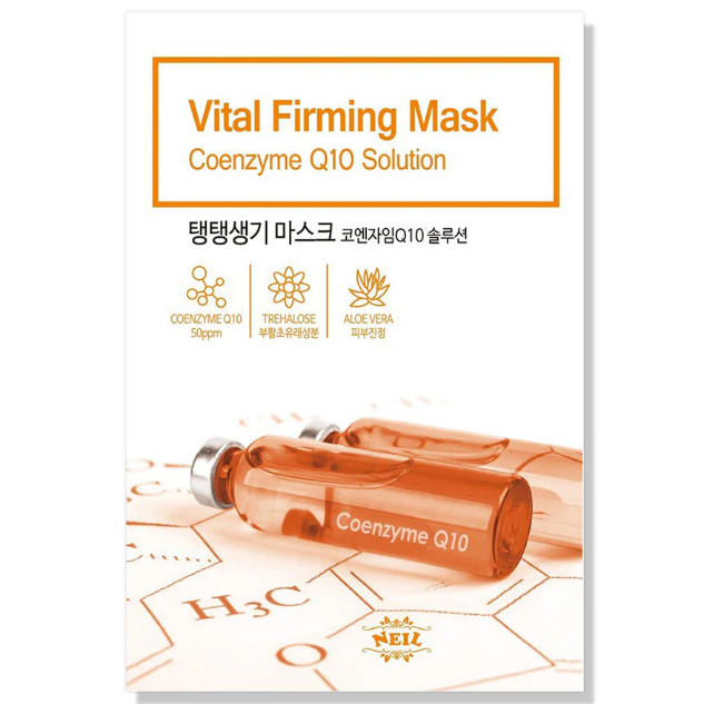 Neil Vital Firming Coenzyme Q10 Solution Mask 22g - Pack of 6