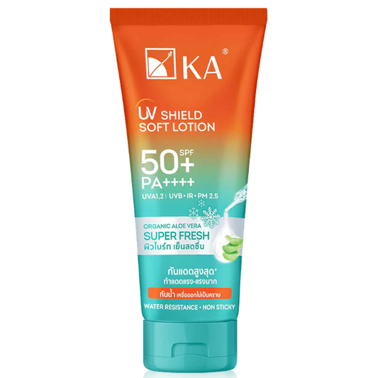 KA UV Shield Soft Lotion SPF50+ PA++++ 140ml - Lightweight Sun Protection