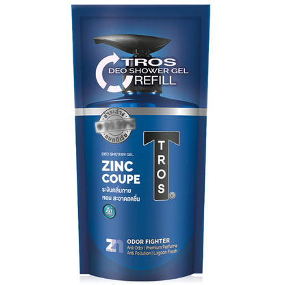 TROS Zinc & Lagoon Water Blue Shower Cream – 400ml