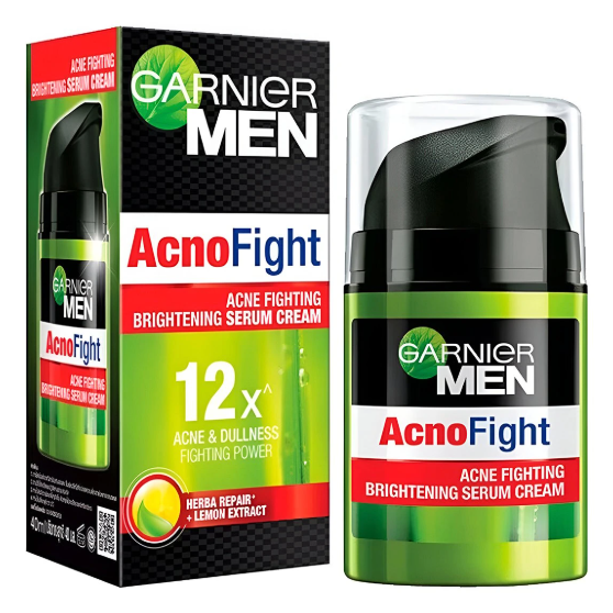 Garnier Men Acno Fight Brightening & Acne Serum 40ml - Made in Indonesia