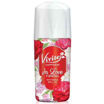 Vivite - Happiness In Love Roll-On Raffermissant et Blanchissant 40 ml (Lot de 2)