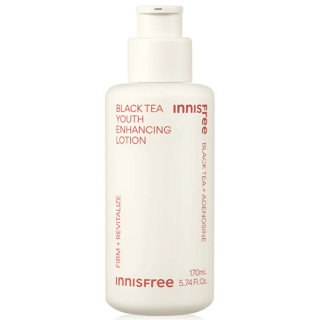 Innisfree Black Tea Youth Enhancing Lotion 170ml - Revitalize & Hydrate Skin