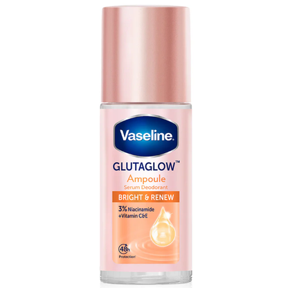 Vaseline GlutaGlow Roll-On Serum Deodorant – Brightening & Renewing 45ml