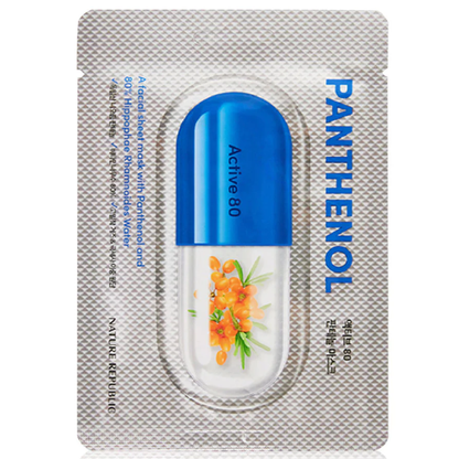Nature Republic Active 80 Panthenol Mask - 29ml (Pack of 3)
