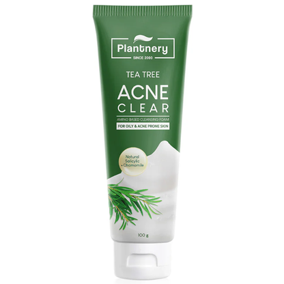 Plantnery Tea Tree Acne Clear Amino-Based Cleansing Foam 100g