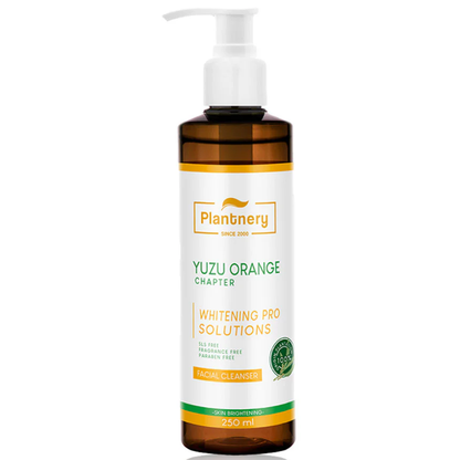 Plantnery Yuzu & Orange Facial Cleanser 250ml – Brightening & Refreshing