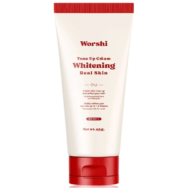 Worshi Tone-Up Whitening Cream SPF50+ PA++ 65g - Brighten & Protect