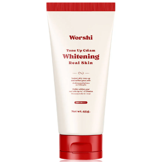 Worshi Tone-Up Whitening Cream SPF50+ PA++ 65g - Brighten & Protect