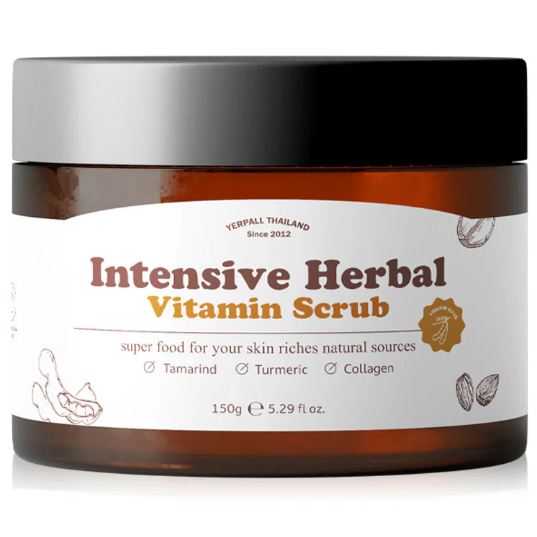 Yerpall Intensive Herbal Vitamin Scrub 150g - Natural Exfoliation & Skin Revitalization