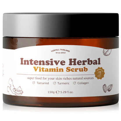 Yerpall Intensive Herbal Vitamin Scrub 150g - Natural Exfoliation & Skin Revitalization