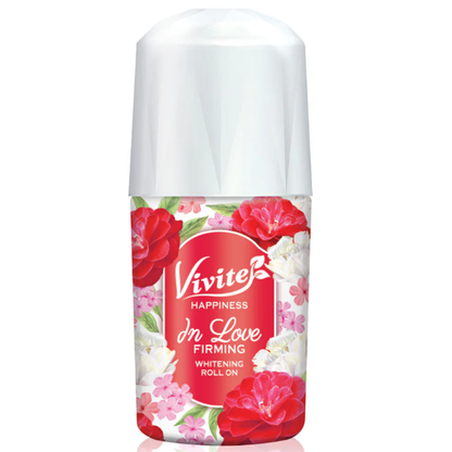 Vivite - Happiness In Love Firming Whitening Roll On 20ml. (Pack of 2)