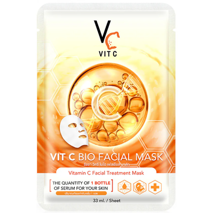 VIT C - Bio Facial Mask 33ml. (Pack of 3)