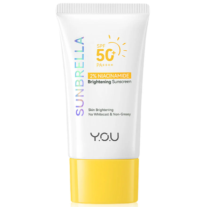 Y.O.U Sunbrella 2% Niacinamide Brightening Sunscreen SPF50+ PA++++ 30ml
