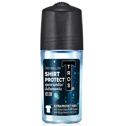 TROS AI Shirt Protection Deodorant Roll-On 45ml - Pack of 3