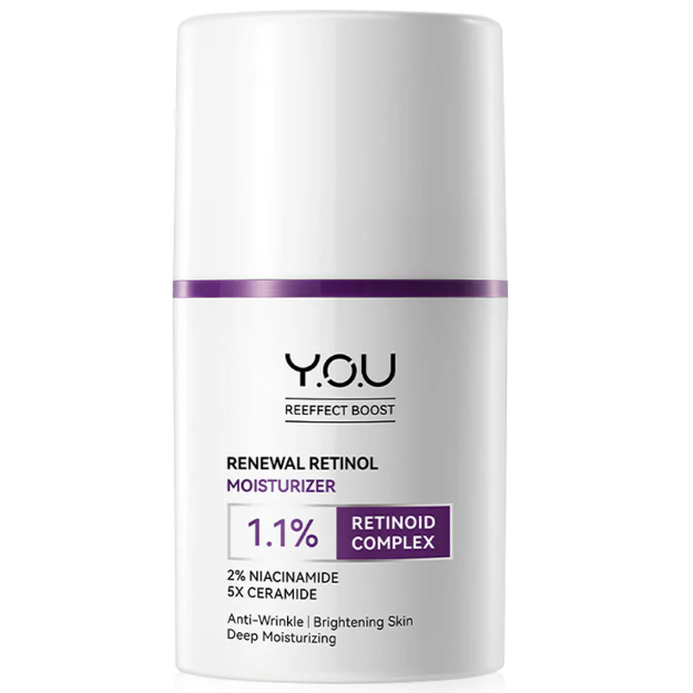 Y.O.U Reeffect Boost Retinol Moisturizer - 50g for Radiant Skin