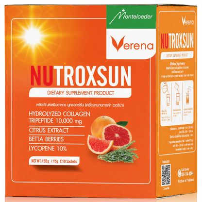 Verena Nutroxsun Collagen Tripeptide 10,000mg - 15g x 10 Sachets