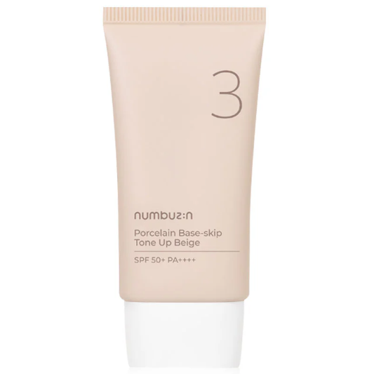 Numbuzin No.3 Porcelain Base – Tone Up Beige 50ml