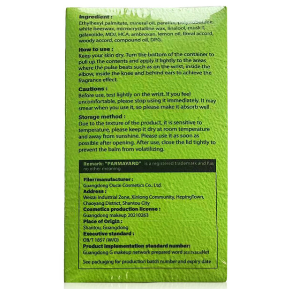 Parmayard Forest Thought Perfume Balm - 7.4g