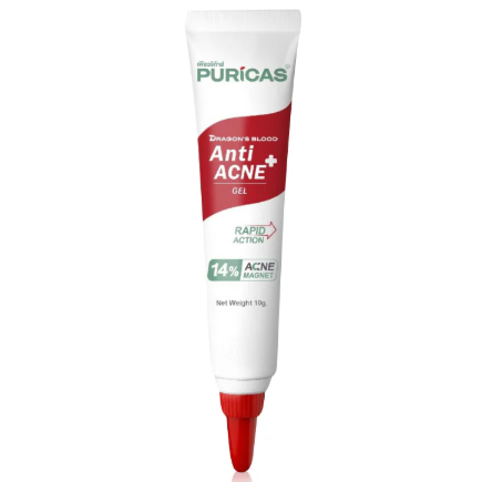 Puricas Advanced Anti-Acne Gel - 10g for Clearer Skin
