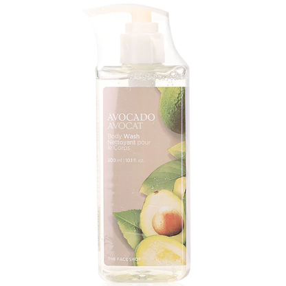 The Face Shop Avocado Body Wash – 300ml for Nourished, Smooth Skin