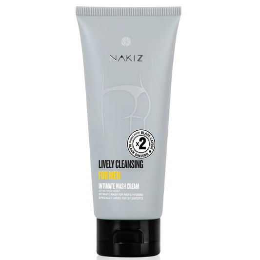 Nakiz Lively Cleansing for Men – Gentle & Refreshing Intimate Wash 80g