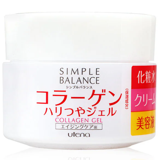 Utena Simple Balance Collagen Gel 100g - Hydrating & Skin-Boosting