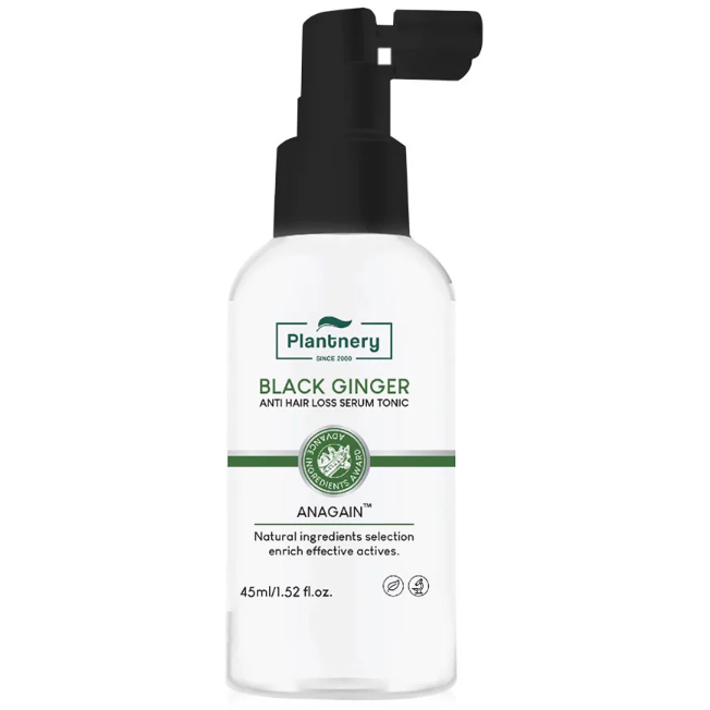 Plantnery Black Ginger Anti-Hair Loss Serum Tonic 45ml - Nourish & Strengthen Hair